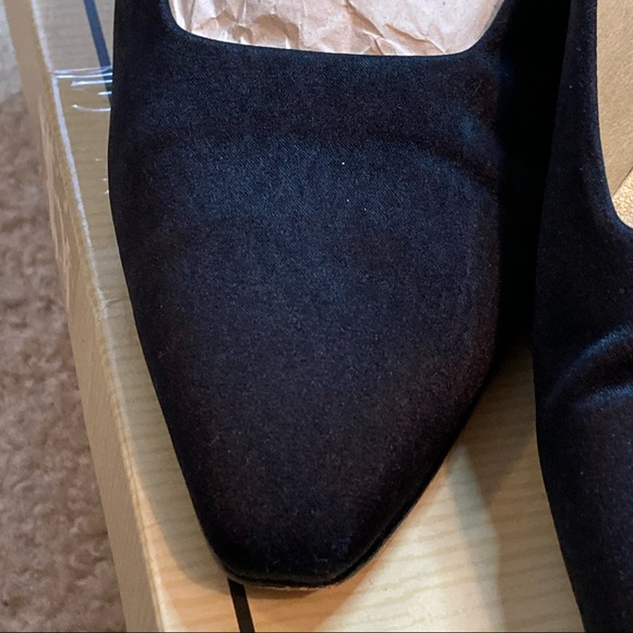 Nine West N-Dalton3 Black Satin Pump Size 7.5 - Picture 2 of 13